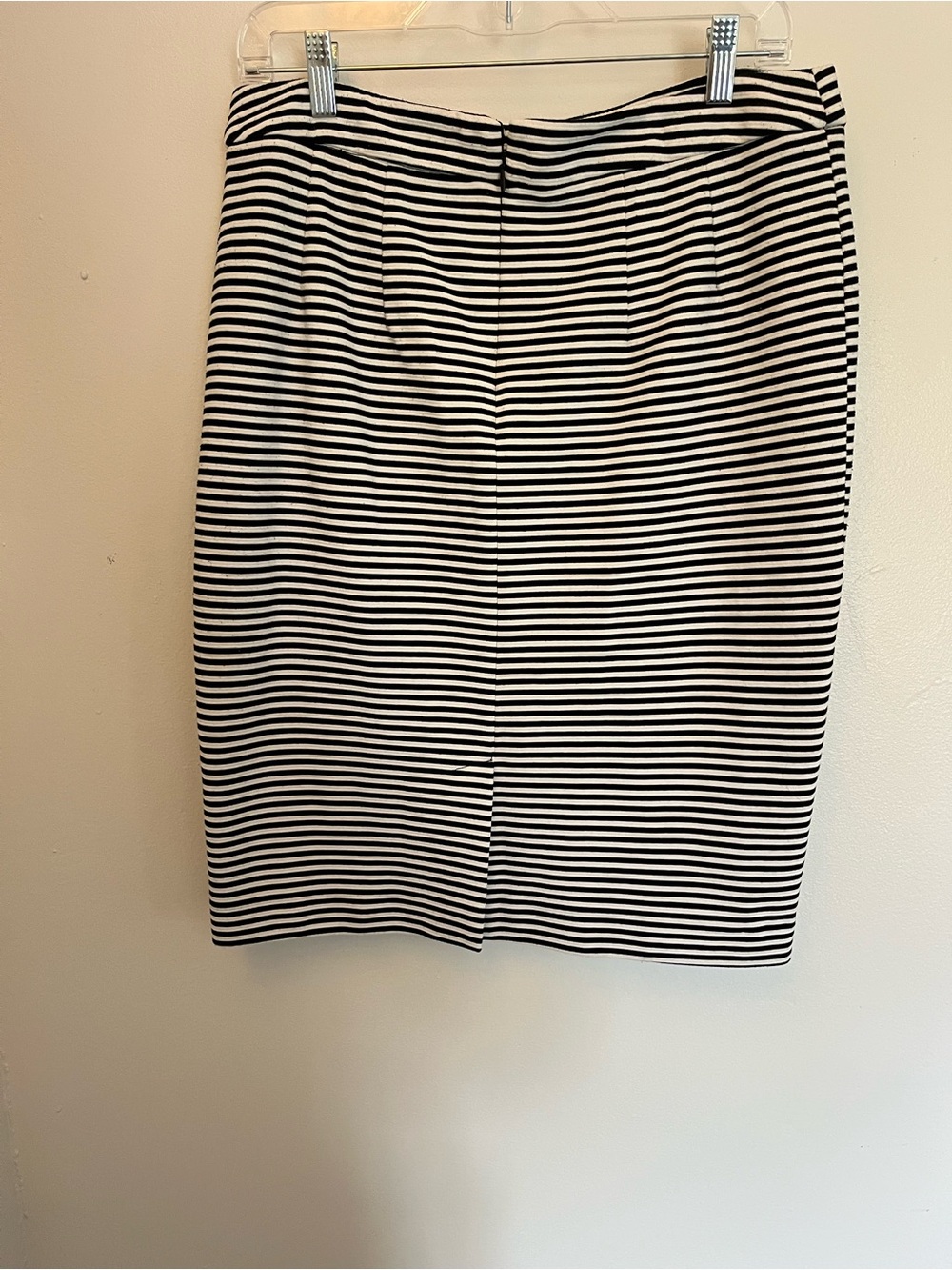 Bar III Black & White Horizontal Stripe Pencil Skirt